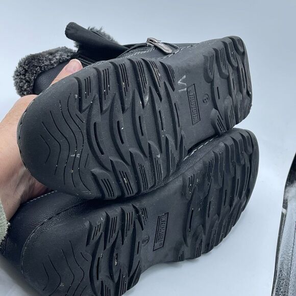 Khombu size 8 side zip faux fur ankle boots - Picture 7 of 8